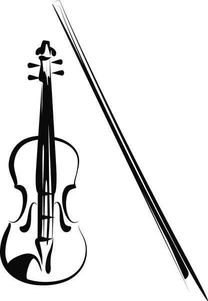 Скрипка — стоковый вектор