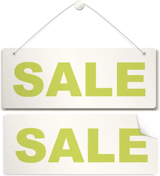 Sale signs — Stock Vector