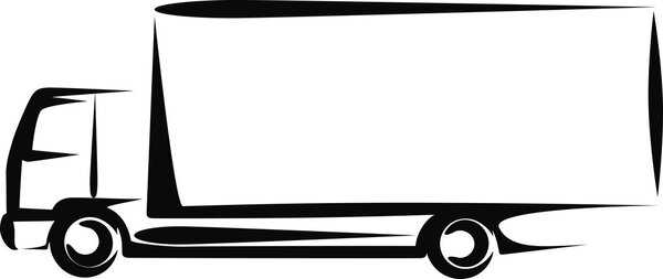 Иллюстрация с грузовиком
