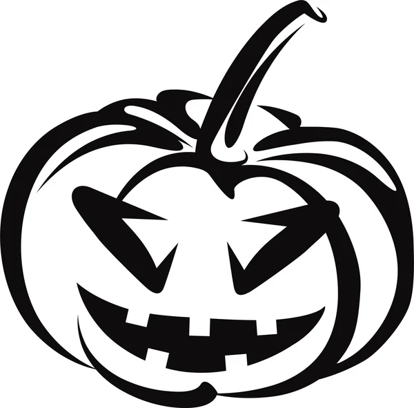 Halloween symbool. pompoen — Stockvector