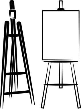 basit örnek easels ile