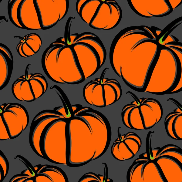 Naadloze achtergrond met pumpkins — Stockfoto