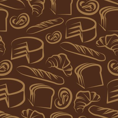 öğeleri pişirme ile sorunsuz arka plan