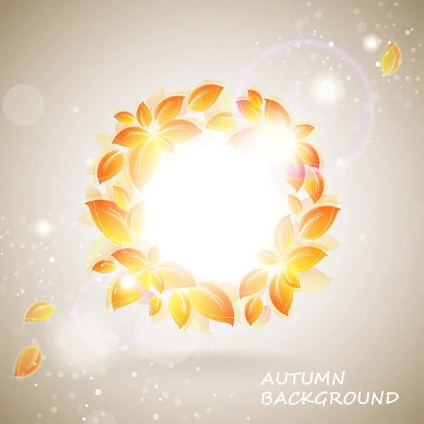 Glänsande hösten bakgrund — Stockfoto