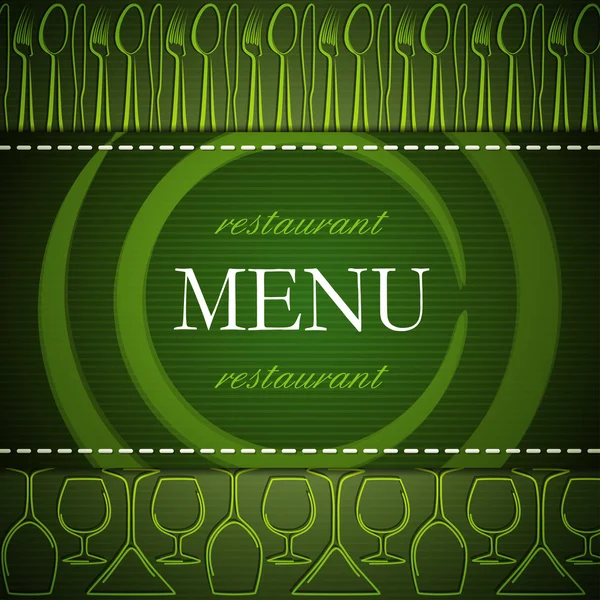 Restaurant menu design — Stock Photo, Image