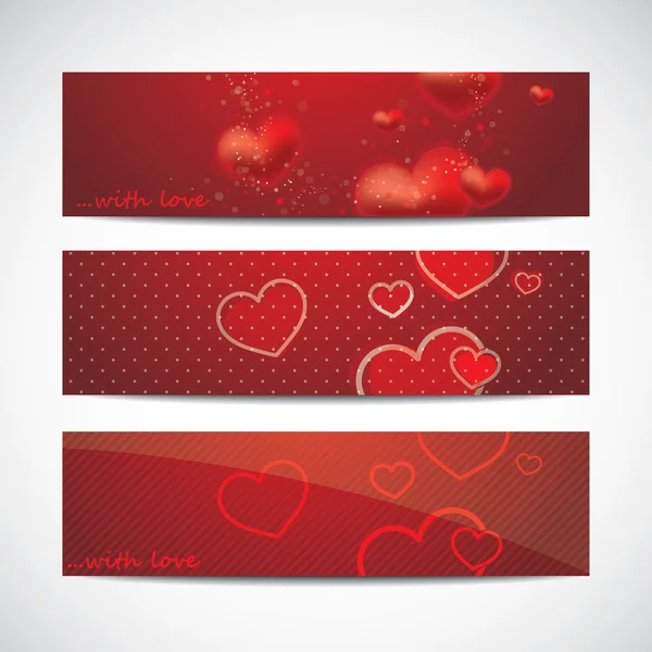 Conjunto de banners — Vector de stock