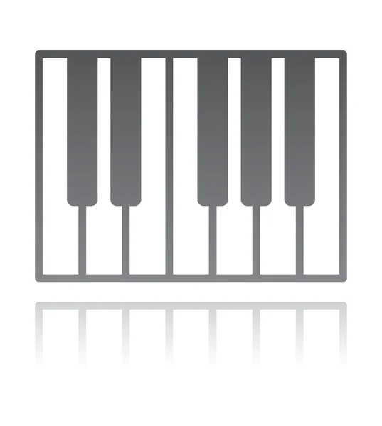 Piyano tuşları — Stok Vektör