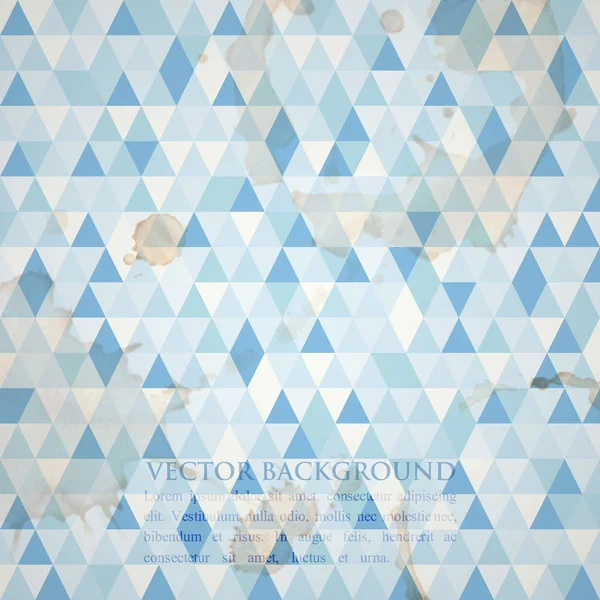 Fondo azul del mosaico — Vector de stock