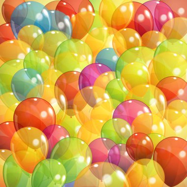arka plan ile balonları