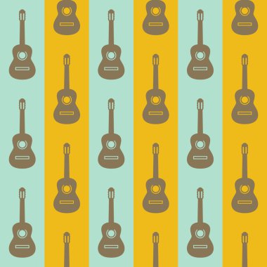 gitar ile sorunsuz antika arka plan