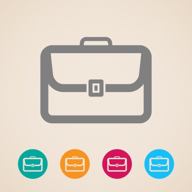 Briefcase icon clipart