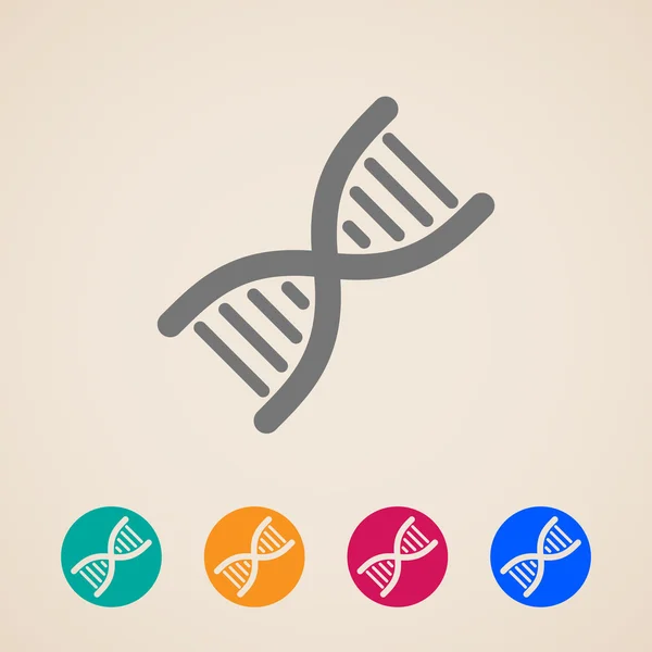 Icone del DNA vettoriale — Vettoriale Stock