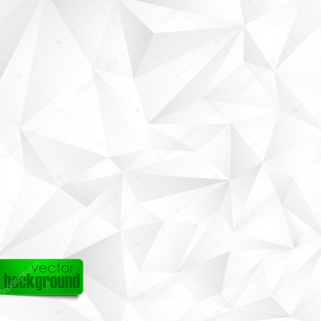 Abstract background with white triangles