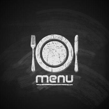 Kara tahta menü tasarımı