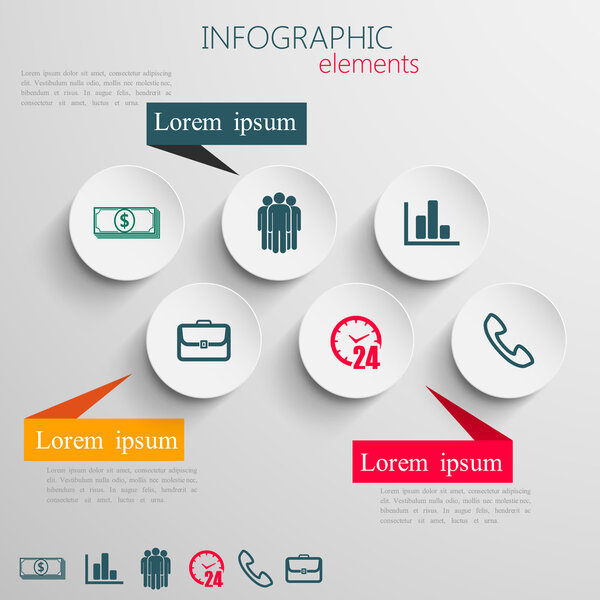Business infographic template