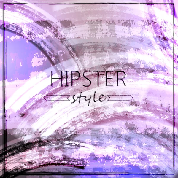 Grunge fondo estilo hipster — Vector de stock