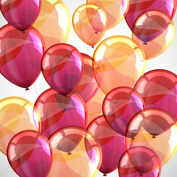 Διακοπές φόντο με μπαλόνια — Διανυσματικό Αρχείο