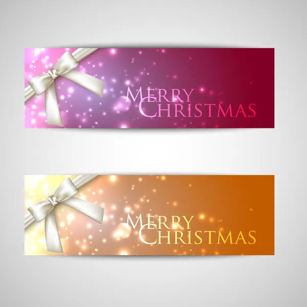 Christmas banners — Stock Vector
