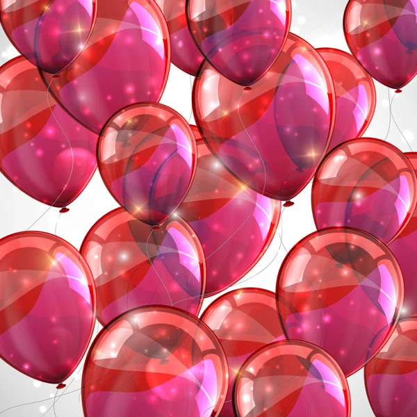 Tatil balonlar arka plan — Stok Vektör