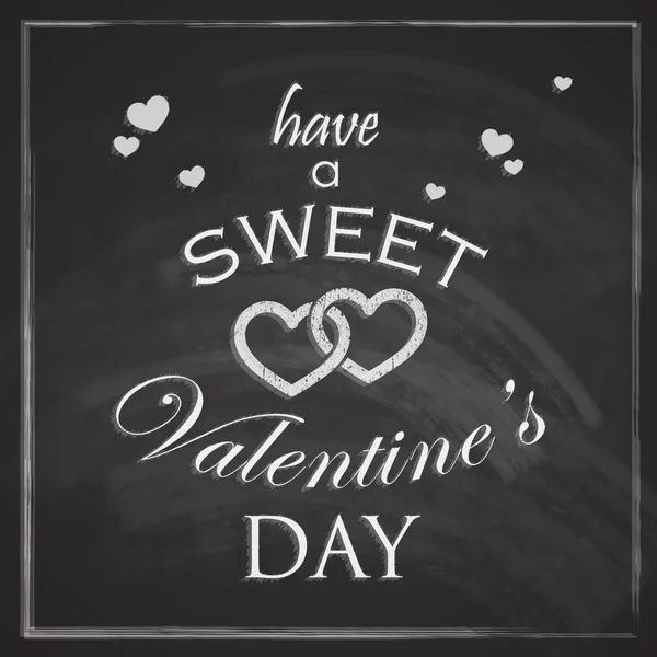 Абстрактный праздничный фон с сердечками и фактурой картона. День святого Валентина — стоковый вектор