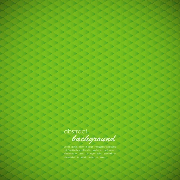 Abstract green geometric background — Stock Vector