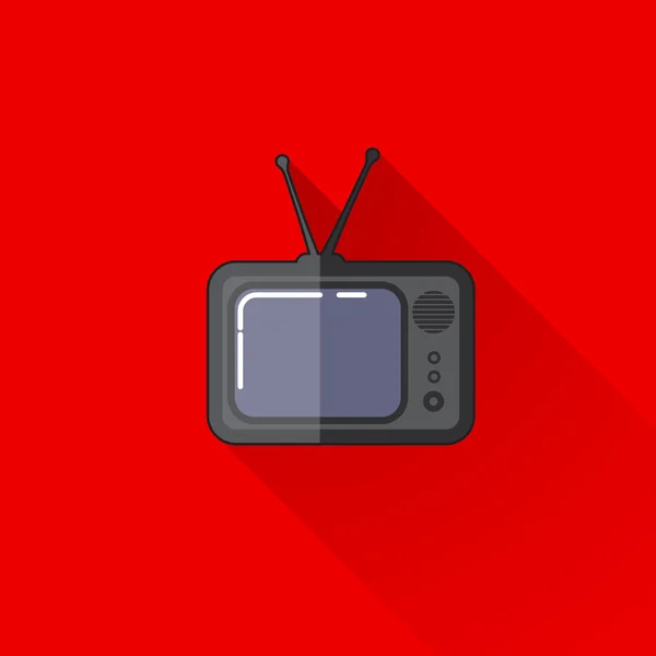 Retro tv — Vector de stock