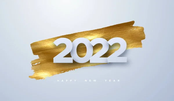 Ευτυχισμένο το νέο έτος 2022. — Διανυσματικό Αρχείο