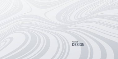 Topografi rahatlaması. Soyut beyaz arkaplan.