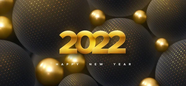 Feliz año nuevo 2022 — Vector de stock