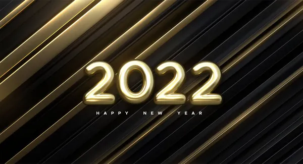 Happy New 2022 Year — Stock Vector