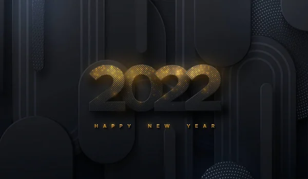 Feliz año nuevo 2022. — Vector de stock