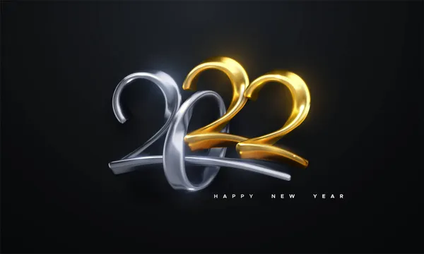 Gott nytt år 2022 — Stock vektor