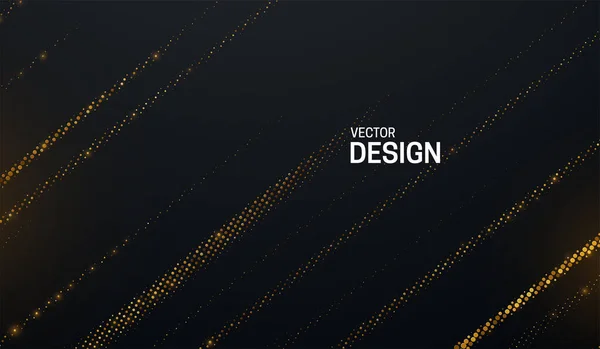 Black cover with shimmering striped pattern. — Wektor stockowy