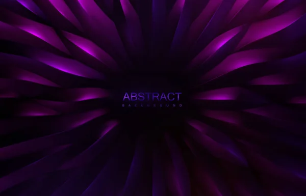 Abstract Purple Background Concentric Scale Shapes Backdrop Vector Illustration Organic — Vetor de Stock