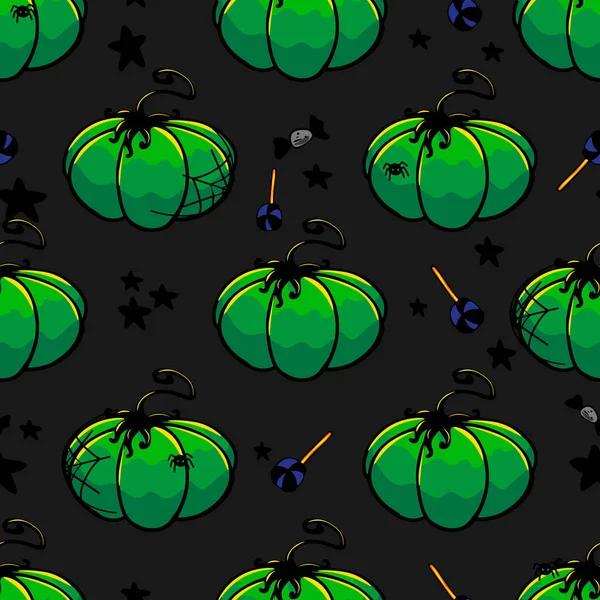 Modello Festa Halloween Testo Neon Web Come Vuoto Designer Logo — Vettoriale Stock