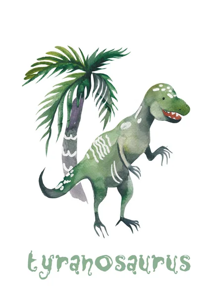 ティラノサウルスのイラスト｜レックス・スカンディナヴィアの子供デザイン. — ストック写真