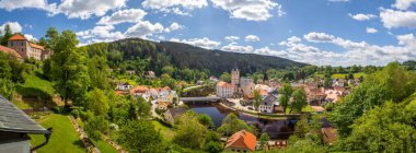 Rozmberk Nad Vltavou kasabası ve Vltava Nehri, Çek Cumhuriyeti