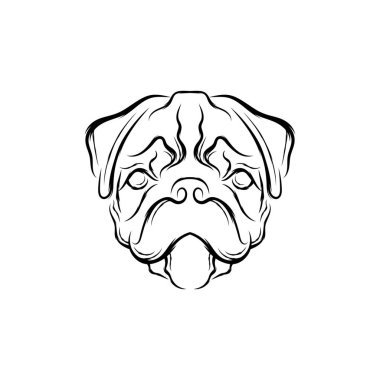 Is a unique tribal animal head tattoo vector