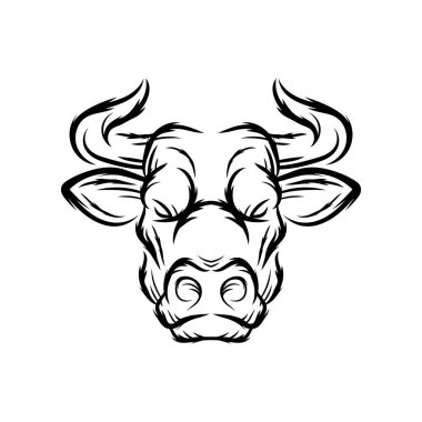 Is a unique tribal animal head tattoo vector