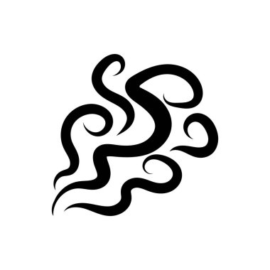 Is a smoke tribal tattoo illustration
