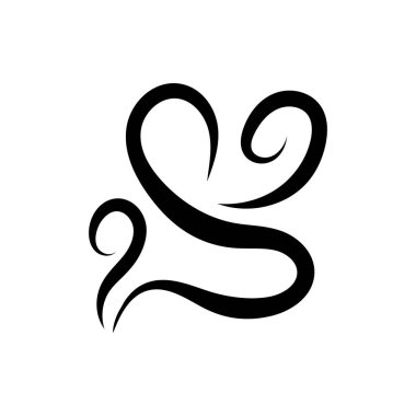 Is a smoke tribal tattoo illustration