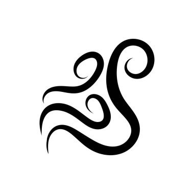 Is a smoke tribal tattoo illustration