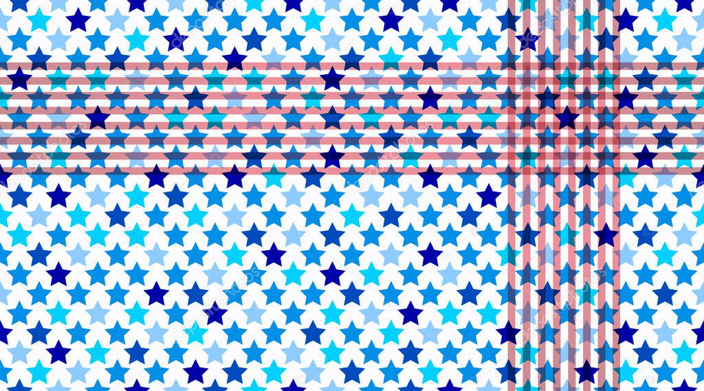 Festive background of stars close up. Pattern. Veterans Day, Independence Day, Patriot Day, Memorial Day ...