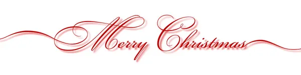 Wesołych Świąt Piękny Napis Wesołych Świąt Napisany Czerwonymi Literami Białym — Zdjęcie stockowe