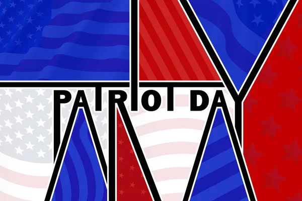 Patriot Day Creative Text Patriot Day Close — Foto de Stock