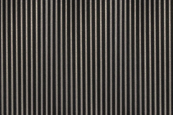 Textur Aus Wellpappe Schwarzen Streifen Nahaufnahme — Stockfoto