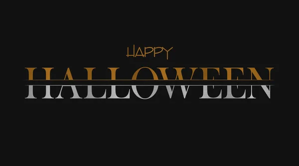 Halloween Kreatywny Tekst Stylu Biznesowym Szarym Tle Zbliżenie — Zdjęcie stockowe