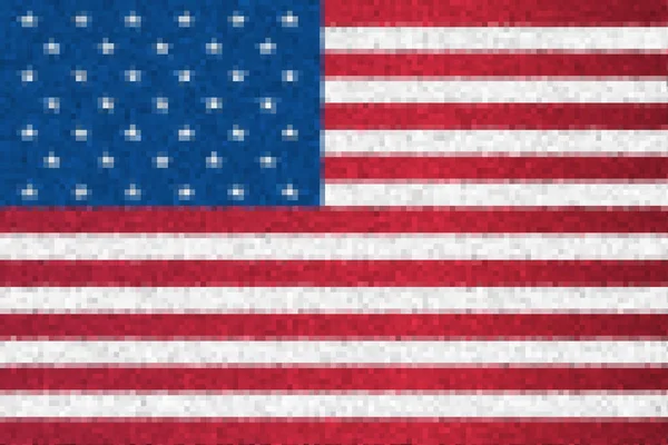 Flagge Der Vereinigten Staaten Von Amerika Mit Pixeleffekt Detail — Stockfoto