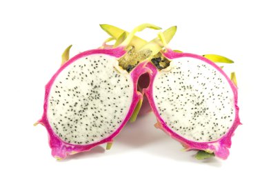 Beyaz arkaplanda Ejder Meyvesi