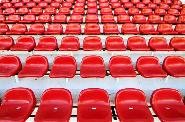 Amphitheater stadium red stadium seats — Stock Photo, Image